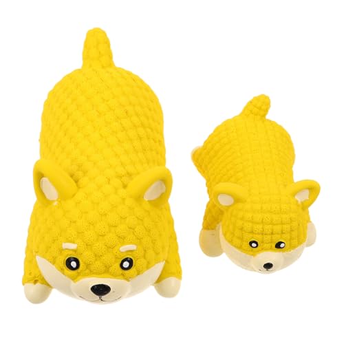 BESTonZON 2 Stück Hundespielzeug Zum Sprechen Quietschen Beißspielzeug Hundespielzeug Mit Quietschfunktion Welpen Trainingsspielzeug Lustiges Für Welpen BESTonZON 2 Stück Hundespielzeug Zum Sprechen Quietschen Beißspielzeug Hundespielzeug Mit Quietschfunktion Welpen Trainingsspielzeug Lustiges Für Welpen von BESTonZON