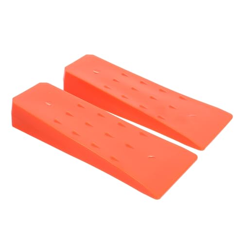 BESTonZON 2 Stück Kunststoff Fällkeil Langlebig Wetterbeständig Spaltkeil Holzspaltwerkzeug für Sicheres Baumfällen und Holzspalten bei Forstarbeiten und Gartenholzschnitt von BESTonZON