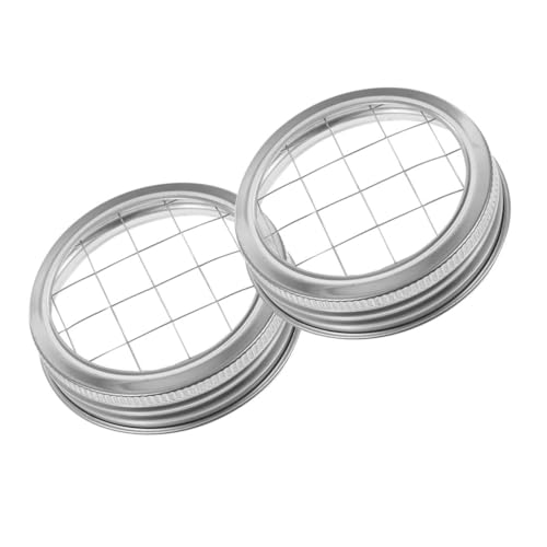 BESTonZON 2 Stück Mason Jar Deckel mit Blumenteil Einsatz Blumenhalterung Einmachglas Zubehör für Stabile Blumenarrangements und Keimung Geeignet BESTonZON 2 Stück Mason Jar Deckel mit Blumenteil Einsatz Blumenhalterung Einmachglas Zubehör für Stabile Blumenarrangements und Keimung Geeignet von BESTonZON