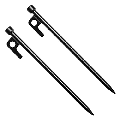 BESTonZON 2 Stück Metall Zeltheringe Robust Camping Bodenanker Zelt Heringe für Sandboden und Weichen Untergrund zur Sicheren Befestigung von Zelten Markisen Pavillons und Outdoor Zubehör BESTonZON 2 Stück Metall Zeltheringe Robust Camping Bodenanker Zelt Heringe für Sandboden und Weichen Untergrund zur Sicheren Befestigung von Zelten Markisen Pavillons und Outdoor Zubehör von BESTonZON