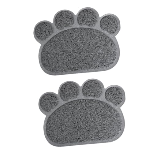 BESTonZON 2 Stück PVC Futtermatte rutschfest Wasserabweisend Hitzebeständig für Hunde und Katzen Fressplatzunterlage Robust und Leicht zu Reinigen BESTonZON 2 Stück PVC Futtermatte rutschfest Wasserabweisend Hitzebeständig für Hunde und Katzen Fressplatzunterlage Robust und Leicht zu Reinigen von BESTonZON