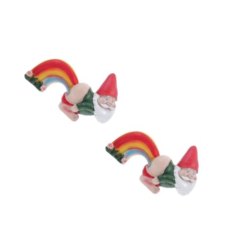 BESTonZON 2 Stück Regenbogen Furz Zwergstatue Halloween Dekoration Gartenfigur Gartenzwerg Rasenstatuen Ornament Gartendekor Regenbogenfiguren Mini Figur Miniatur Süßes BESTonZON 2 Stück Regenbogen Furz Zwergstatue Halloween Dekoration Gartenfigur Gartenzwerg Rasenstatuen Ornament Gartendekor Regenbogenfiguren Mini Figur Miniatur Süßes von BESTonZON
