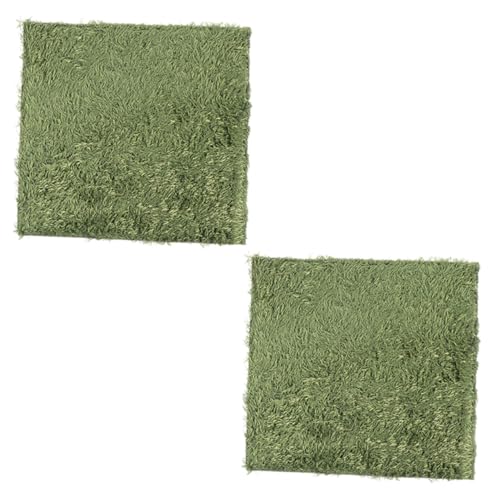 BESTonZON 2 Stück Simulierter Moosteppich Grün Feuchtigkeitsspendende Reptilienmatte für Terrarien Geeignet für Echsen Schildkröten und Kriechtiere Pflegeleichte Kletterunterlage BESTonZON 2 Stück Simulierter Moosteppich Grün Feuchtigkeitsspendende Reptilienmatte für Terrarien Geeignet für Echsen Schildkröten und Kriechtiere Pflegeleichte Kletterunterlage von BESTonZON
