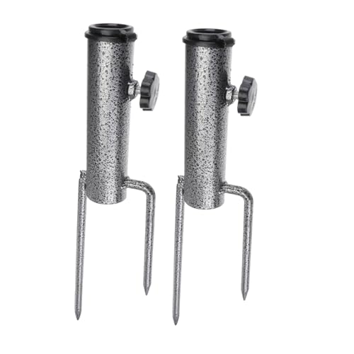 BESTonZON 2 Stück Sonnenschirm Erdspieße Stabile Halterungen für Strandschirme Robuste Bodenhülsen für Outdoor Einsätze für Strand Picknick und Garten Schützt vor Uv Strahlen und Wind BESTonZON 2 Stück Sonnenschirm Erdspieße Stabile Halterungen für Strandschirme Robuste Bodenhülsen für Outdoor Einsätze für Strand Picknick und Garten Schützt vor Uv Strahlen und Wind von BESTonZON