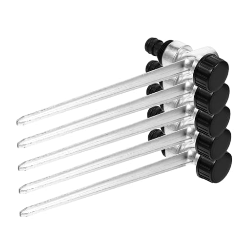 BESTonZON 2 Stück Stabile Sprinkler Spikes Kunststoff Rasensprenger Bodenhalter Einfach zu Installierende Gartensprinkler Halterung für Automatischen Dreh Sprinkler Robust und Windfest für von BESTonZON