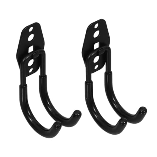 BESTonZON 2 Stück Stabile Wandhaken für Gartenschläuche und Werkzeuge Vielseitige Schlauchhalterung für Außenbereich Hohe Tragkraft Einfache Befestigung als Garten Schlauch Organizer und von BESTonZON