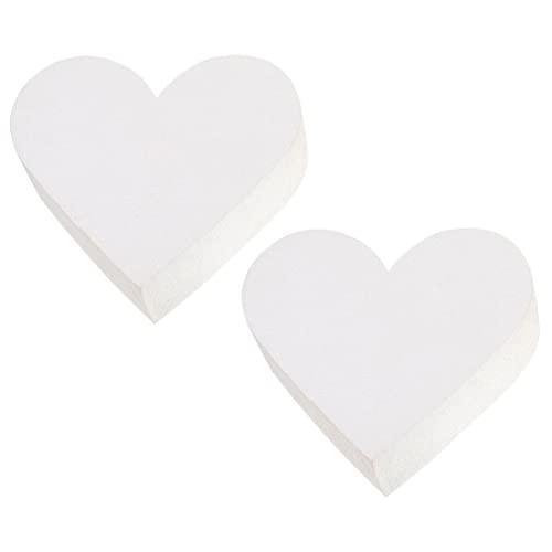 BESTonZON 2 Stück Herz Styropor-Torte Herz, 20 CM Styropor Kuchen, Styropor-Podeste in Herzform, Herz Torten Schaum Styropor DIY Torten Modellierung Für Geburtstag Hochzeitstorte Requisiten BESTonZON 2 Stück Herz Styropor-Torte Herz, 20 CM Styropor Kuchen, Styropor-Podeste in Herzform, Herz Torten Schaum Styropor DIY Torten Modellierung Für Geburtstag Hochzeitstorte Requisiten von BESTonZON