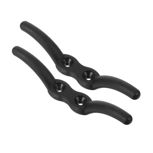 BESTonZON 2stücke Nylon-bootsklampen Seilhaken Für Fahnenmast Und Ankerleine Schnelle Installation Für Outdoor-nutzung Wetterfeste Hakenhalterung von BESTonZON