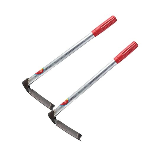 BESTonZON 2 Stück Teiliges Gartenhacken Rostfreiem Kleines Ergonomisches Handgerät für Bodenlockerung Jäten Pflanzen und Unkrautentfernung Leicht und Langlebig für Hobbygärtner und von BESTonZON