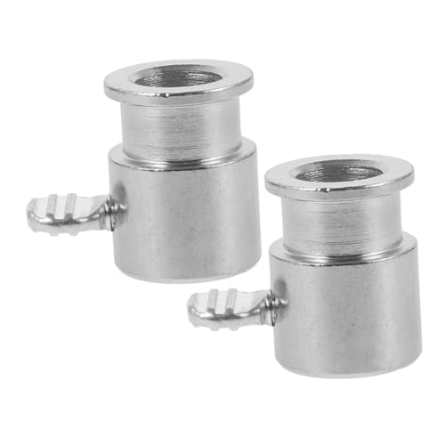 BESTonZON 2 Stück Teiliges Grillzubehör Set mit Metall Rotisserie Rod Stopper und Limit Sleeve Langlebig Einfach zu Montieren und Reinigen für Sicheres Fixieren von Fleisch Am Drehspieß von BESTonZON