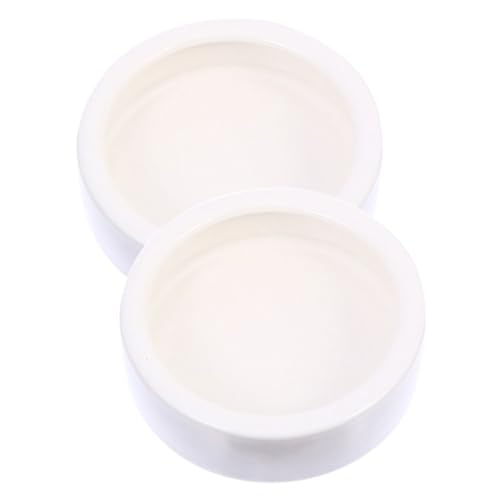 BESTonZON 2 Stück Teiliges Reptilien futternapf Groß Keramikfeste Wasserschale für Schildkröten und Echsen Lebensmittelechte Futterschale für Terrarien Ausbruchsichere Futter Wassernäpfe BESTonZON 2 Stück Teiliges Reptilien futternapf Groß Keramikfeste Wasserschale für Schildkröten und Echsen Lebensmittelechte Futterschale für Terrarien Ausbruchsichere Futter Wassernäpfe von BESTonZON