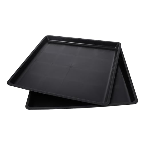 BESTonZON 2 Stück Teiliges Robustes Kunststoff Kleintier Tablett mit Ausziehbarem Boden Langlebiges Hasen und Meerschweinchen Urin Tablett für Kaninchentoilette und Haustierbedarf von BESTonZON