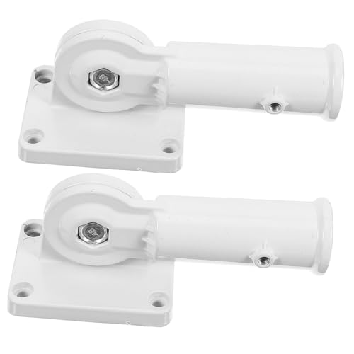 BESTonZON 2 Stück Verstellbare Aluminium Fahnenmast Wandhalterung Flaggenhalter für Garten und Party Dekoration BESTonZON 2 Stück Verstellbare Aluminium Fahnenmast Wandhalterung Flaggenhalter für Garten und Party Dekoration von BESTonZON