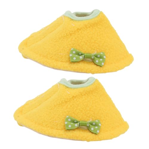 BESTonZON 2 Stück Vogelhalsband Gelb Biss Halskrause für Papageien und Wellensittiche Bequemes Schützendes Halsband für Vögel Einfach Anzulegen als Haustierzubehör und Zufällige Farbe BESTonZON 2 Stück Vogelhalsband Gelb Biss Halskrause für Papageien und Wellensittiche Bequemes Schützendes Halsband für Vögel Einfach Anzulegen als Haustierzubehör und Zufällige Farbe von BESTonZON