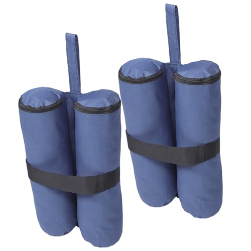 BESTonZON 2 Stück Winddichte Zelt sandsäcke aus Oxford Tragbare Pavillon gewichtstaschen mit Befestigung und Langlebig für Garten Camping Strand und Outdoor Einsatz BESTonZON 2 Stück Winddichte Zelt sandsäcke aus Oxford Tragbare Pavillon gewichtstaschen mit Befestigung und Langlebig für Garten Camping Strand und Outdoor Einsatz von BESTonZON