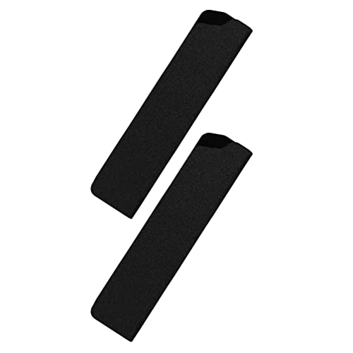 BESTonZON 2 St¨¹cke Klingensch¨¹tzer Messerschutz Klingenschutz Messer Schutzh¨¹lle Klinge Protector Cover f¨¹r 4-5 Zoll Messer Kochmesser K¨¹chenmesser Obstmesser Fleischmesser Keramikmesser Schwarz von BESTonZON