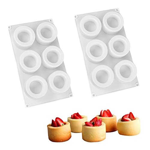 2stücke Silikon Backform Für Kuchen Pudding Und Schokolade Diy Silikonform Für Hausgemachte Seife Und Desserts Backzubehör Und Süßigkeitenform von BESTonZON