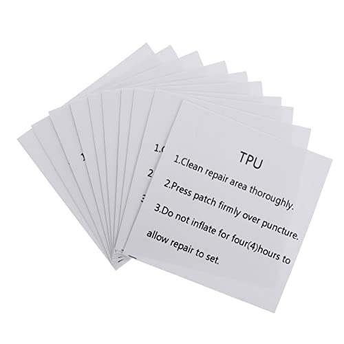 BESTonZON 20 Blatt Selbstklebendes Reparaturset für Luftmatratzen Gummipatches für Aufblasbare Pools Luftbetten Schlauchboote Langlebig und Einfach Anzuwenden von BESTonZON