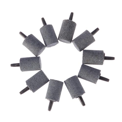 BESTonZON 20 Stck Luftstein für Aquarium Mineral Bubble Diffuser Sprudelnde Ausströmersteine Mineralmaterial Geeignet für Luftpumpen Aquarien und Hydroponik Erzeugt Sauerstoffblasen und von BESTonZON