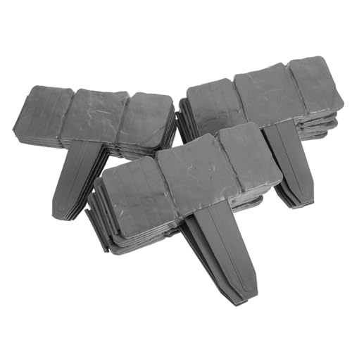 BESTonZON 20stücke Kunststoff Rasenkante DIY Gartengrenze No Dig Rasenkante Imitat Stein Gartenzaun Dekorativer Außenzaun von BESTonZON