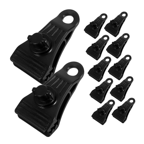 BESTonZON 20 Stück Outdoor Zelt Clips Winddicht Robuste Planenbefestigung für Camping Leichte Widerstandsfähige Klemmen Einfach zu Handhaben für Zelt und Markise von BESTonZON