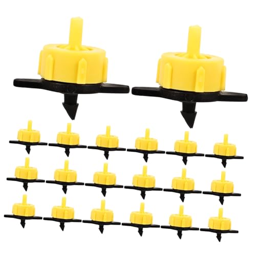 BESTonZON 20 Stück Teiliges Druckausgleichs Tropfbewässerungsset Verstellbare Bewässerungsdüsen für Garten Topfpflanzen und Gewächshaus Langlebige Tropfer mit Konstanter Wasserzufuhr BESTonZON 20 Stück Teiliges Druckausgleichs Tropfbewässerungsset Verstellbare Bewässerungsdüsen für Garten Topfpflanzen und Gewächshaus Langlebige Tropfer mit Konstanter Wasserzufuhr von BESTonZON