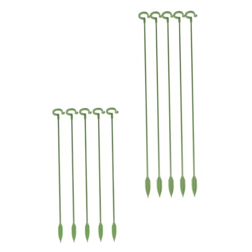 BESTonZON 20 Stück Teiliges Pflanzenstützset für Orchideen und Sukkulenten Langlebige Pflanzenstützen aus Robustem Material Lange Stäbe mit Blattform für Stabilen Halt von Einblatt und BESTonZON 20 Stück Teiliges Pflanzenstützset für Orchideen und Sukkulenten Langlebige Pflanzenstützen aus Robustem Material Lange Stäbe mit Blattform für Stabilen Halt von Einblatt und von BESTonZON
