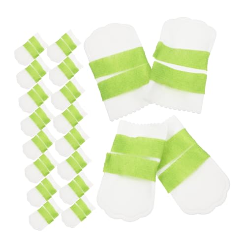 BESTonZON 20 Stück wasserdichte Hundeschuhe Verstellbare rutschfeste Pfotenschutz Schuhe für Hunde Outdoor Schutz vor Schmutz und Nässe Komfortabel Material von BESTonZON