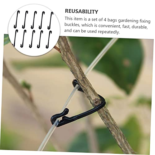 BESTonZON 200 Stück Rattan Pflanzenbinder Flexible Gartendraht Kabelbinder Robuste Rankhilfe für Kletterpflanzen Obstbäume und Weinreben Einfach zu Befestigen und Wiederverwendbar von BESTonZON