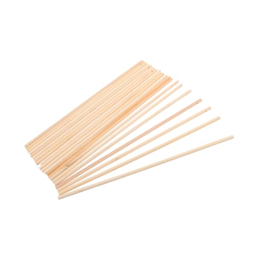 BESTonZON 20stücke Holz Laternenstäbe Für Diy Bastelprojekte Robuste Handgriffe Für Laternen Mit Löchern Für Festivals Und Dekorationen von BESTonZON