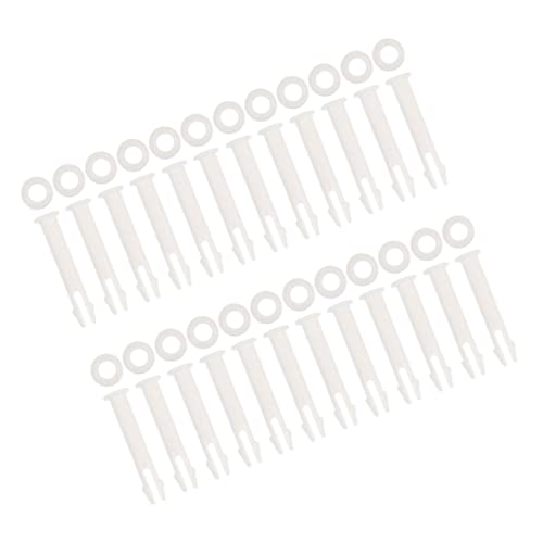 BESTonZON 24 Stück Teiliges Set Kunststoff Poolverbindungsstifte Langlebige Ersatzteile für Frame Pool Passgenaue Schwimmbecken Pins Korrosionsbeständig für Poolrahmen Reparatur von BESTonZON