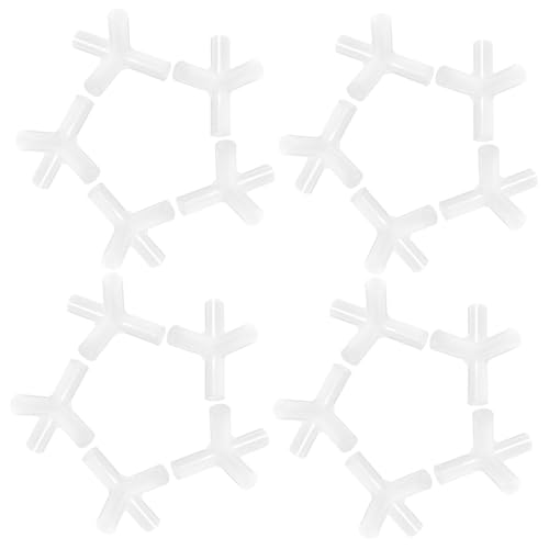 BESTonZON 24 Stück Teiliges Zeltstangen verbindungsset Langlebiger Vierweg Kupplung Adapter für Outdoor Zelte und Terrassendächer Stabile Ersatzteile für Zeltstangen von BESTonZON