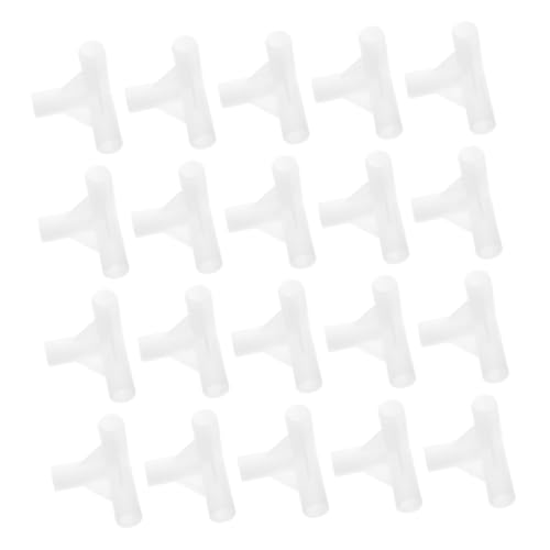 BESTonZON 25 Stück Zeltverbindungsstücke Set Dreifach Zeltverbinder für Outdoor Aktivitäten Leichte und Tragbare Zeltadapter Einfache Installation Ersatzteile für Zeltstangen von BESTonZON