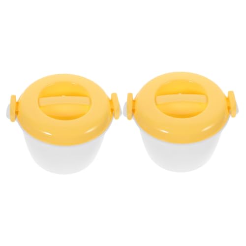 BESTonZON 2St Reiskocher-Dampfgarer Dampfgarer zum Kochen Reistöpfe für die Mikrowelle Dampftopf Mini-Mikrowelle kleiner reiskocher Reisbecher aus der Mikrowelle Multifunktion Großer Esser von BESTonZON