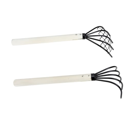 BESTonZON 2Stücke Handrake Muschelrake Mit Verlängerbarem Werkzeug Zum Graben Von Muscheln Und Meeresfrüchten Am Strand BESTonZON 2Stücke Handrake Muschelrake Mit Verlängerbarem Werkzeug Zum Graben Von Muscheln Und Meeresfrüchten Am Strand von BESTonZON