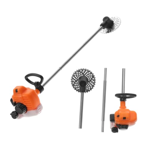 BESTonZON 2Stücke Rasenmäher für Puppenhaus Realistisches Mini Gartenzubehör für DIY Projekte im Schlafzimmer Wohnzimmer oder Dekoration von BESTonZON