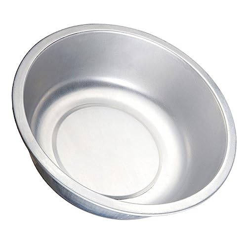 BESTonZON 2st Aluminiumtöpfe Zum Kochen Meal-prep-schüssel Topf Aus Aluminium Schüssel Zum Waschen Von Gemüse Suppentopf Nistbecken Aus Metall Aluminium- Reines Aluminium Gemüsekorb von BESTonZON