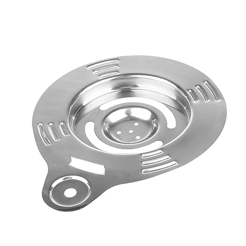 BESTonZON 2st Edelstahl Eigelb Eiweiß Separator Werkzeug Zum Trennen Von Eiern Eigelb Sieb Teiler Eiertrenner Aus Edelstahl Eiweißabscheider Ei-separator Filter Rostfreier Stahl Spender von BESTonZON