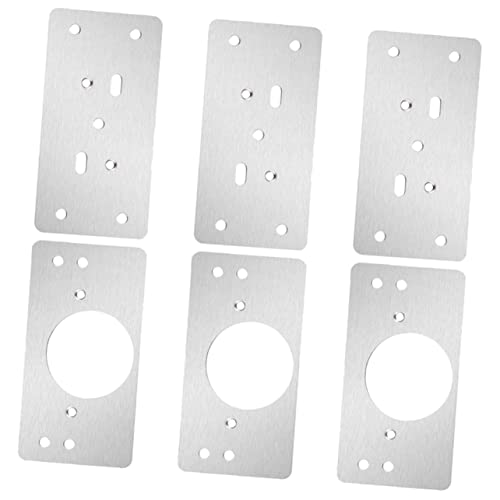 BESTonZON 3 Sätze Reparaturblech für Schranktüren Reparaturplatte Reparatursatz für Türscharniere Scharnierbefestigungsplatte Türverstärkungsplatte Türangel Halterung Tippen Rostfreier Stahl BESTonZON 3 Sätze Reparaturblech für Schranktüren Reparaturplatte Reparatursatz für Türscharniere Scharnierbefestigungsplatte Türverstärkungsplatte Türangel Halterung Tippen Rostfreier Stahl von BESTonZON