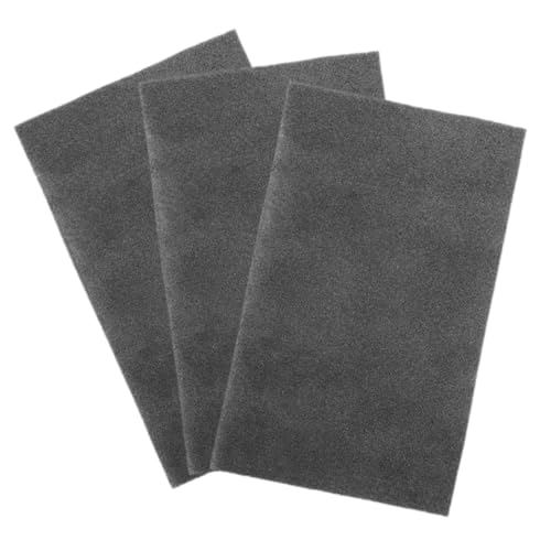 BESTonZON 3 Stück Reptilien Teppich Teiliges Grauer Filzstoff Saugfähige Strapazierfähige Terrarienmatte für Leopardgecko Schlange Feuchtigkeits und Schmutzabweisend von BESTonZON