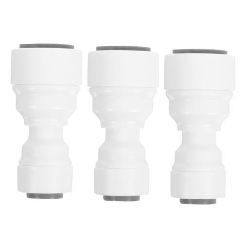 BESTonZON 3 Stück Schlauchverbinder Gerade Ausführung Langlebiger Schnellanschluss für Wassersysteme Teiliges für Ro Wasseranlagen Sicheres und Auslaufsicheres Kupplungsadapter BESTonZON 3 Stück Schlauchverbinder Gerade Ausführung Langlebiger Schnellanschluss für Wassersysteme Teiliges für Ro Wasseranlagen Sicheres und Auslaufsicheres Kupplungsadapter von BESTonZON