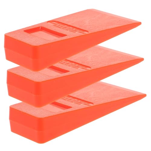 BESTonZON 3 Stück Teiliges Fällkeile mit Rutschfester Oberfläche Langlebige Holzspaltkeile für Baumfällung und Holzbearbeitung Wetterbeständig und Leicht Transportierbar von BESTonZON
