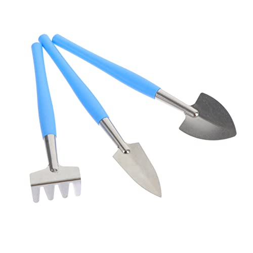 BESTonZON 3 Stück Teiliges Gartenwerkzeug Multifunktionale Schaufeln zum Lockern und Düngen von Erde Ergonomischer Griff für Garten und Park von BESTonZON