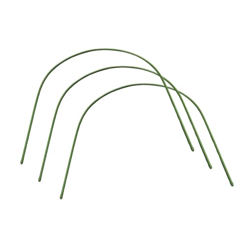 BESTonZON 3 Stück Teiliges Gewächshaus Stützgestell Kunststoffbeschichtete Stahlrohre mit Gebogene Bogen für Gartenbeete Frost und Insektenschutz Leicht und Tragbar Kompatibel mit BESTonZON 3 Stück Teiliges Gewächshaus Stützgestell Kunststoffbeschichtete Stahlrohre mit Gebogene Bogen für Gartenbeete Frost und Insektenschutz Leicht und Tragbar Kompatibel mit von BESTonZON