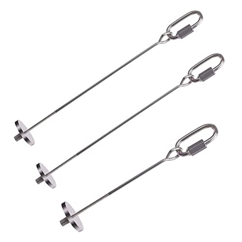 BESTonZON 3 Stück Teiliges Obstspieß für Papageien und Wellensittiche Kleine Gemüsehalter Einfach im Vogelkäfig zu Befestigen Robustes Futterspielzeug für Vögel und Kleintiere von BESTonZON