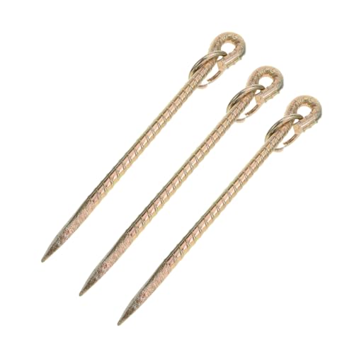BESTonZON 3stücke Erdanker Für Hunde Robuste Verbindungspunkte Für Haustiere Vieh Und Zelte Spiral-bodenanker Für Camping Und Garten Für Schafe Ziegen Und Kühe von BESTonZON