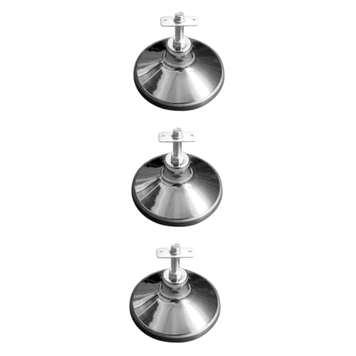BESTonZON 3 Stück Tischbein Adapter für Billardtische Metallverstellbares Werkzeug für Tischbeine Höhenverstellbare Füße mit Antirutsch Design für Stabile Spieloberfläche BESTonZON 3 Stück Tischbein Adapter für Billardtische Metallverstellbares Werkzeug für Tischbeine Höhenverstellbare Füße mit Antirutsch Design für Stabile Spieloberfläche von BESTonZON