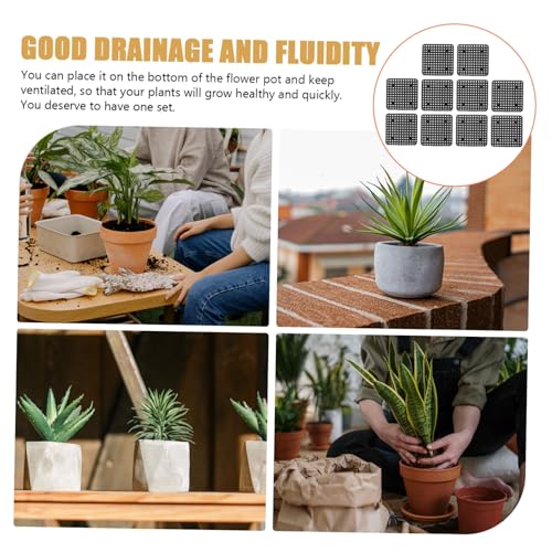 BESTonZON 30 Stück Kunststoff Blumentopf Mesh Pads Atmungsaktive Pflanzgefäß Gittermatten Rechteckige Bonsai Topf Untersetzer Bodenbelüftung und Drainage Wiederverwendbar Quadratisch für BESTonZON 30 Stück Kunststoff Blumentopf Mesh Pads Atmungsaktive Pflanzgefäß Gittermatten Rechteckige Bonsai Topf Untersetzer Bodenbelüftung und Drainage Wiederverwendbar Quadratisch für von BESTonZON