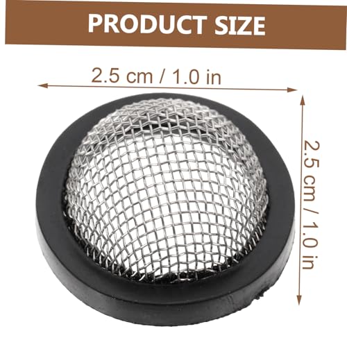 BESTonZON 30 Stück Teiliges Dichtungsring mit Edelstahl Filter für Gartenschläuche und Wasserhähne Langlebige Gummi Unterlegscheiben mit Sieb gegen Einfach zu Montieren und Abdichten von BESTonZON