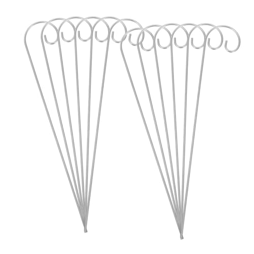 BESTonZON 30stücke Gartenstab Mit Haken Für Pflanzenetiketten Hohe Pfähle Aus Metall Für Schilder Im Außenbereich Für Garten Und Terrassendekoration BESTonZON 30stücke Gartenstab Mit Haken Für Pflanzenetiketten Hohe Pfähle Aus Metall Für Schilder Im Außenbereich Für Garten Und Terrassendekoration von BESTonZON